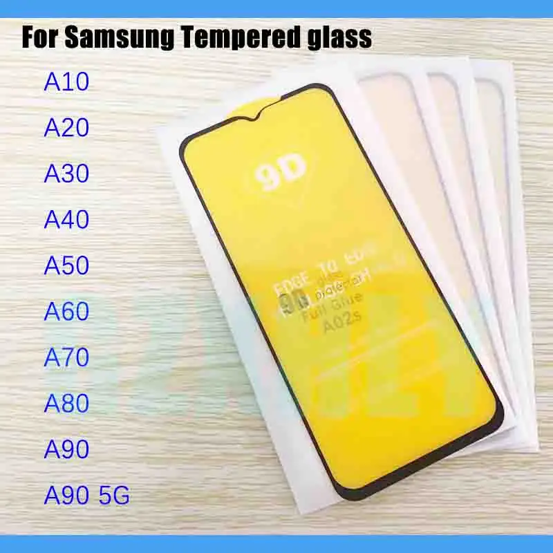 

Пленка из закаленного стекла 9D для Samsung Galaxy A10 A20 A30 A40 A50 A60 A70 A80 A90, пленка для защиты экрана, 25 шт.