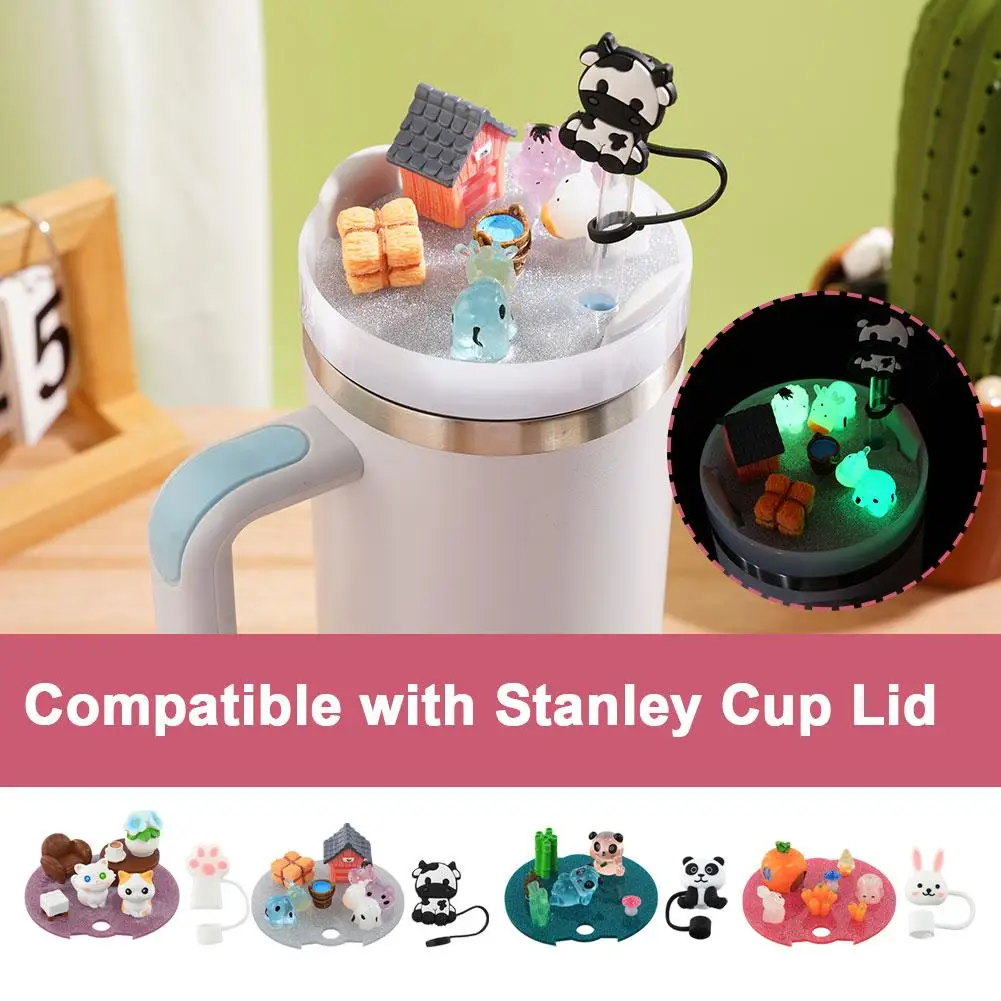 Брызгозащищенная крышка совместимая с кружками для соломы Stanley удерживающая