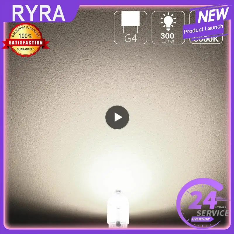 

Crystal Lamp Creative Low-voltage Led Lamp Bead 12v Pin Mini G4 12 Bead Pc Small Bulb Milky White Matte Newest 360 Beam Angle