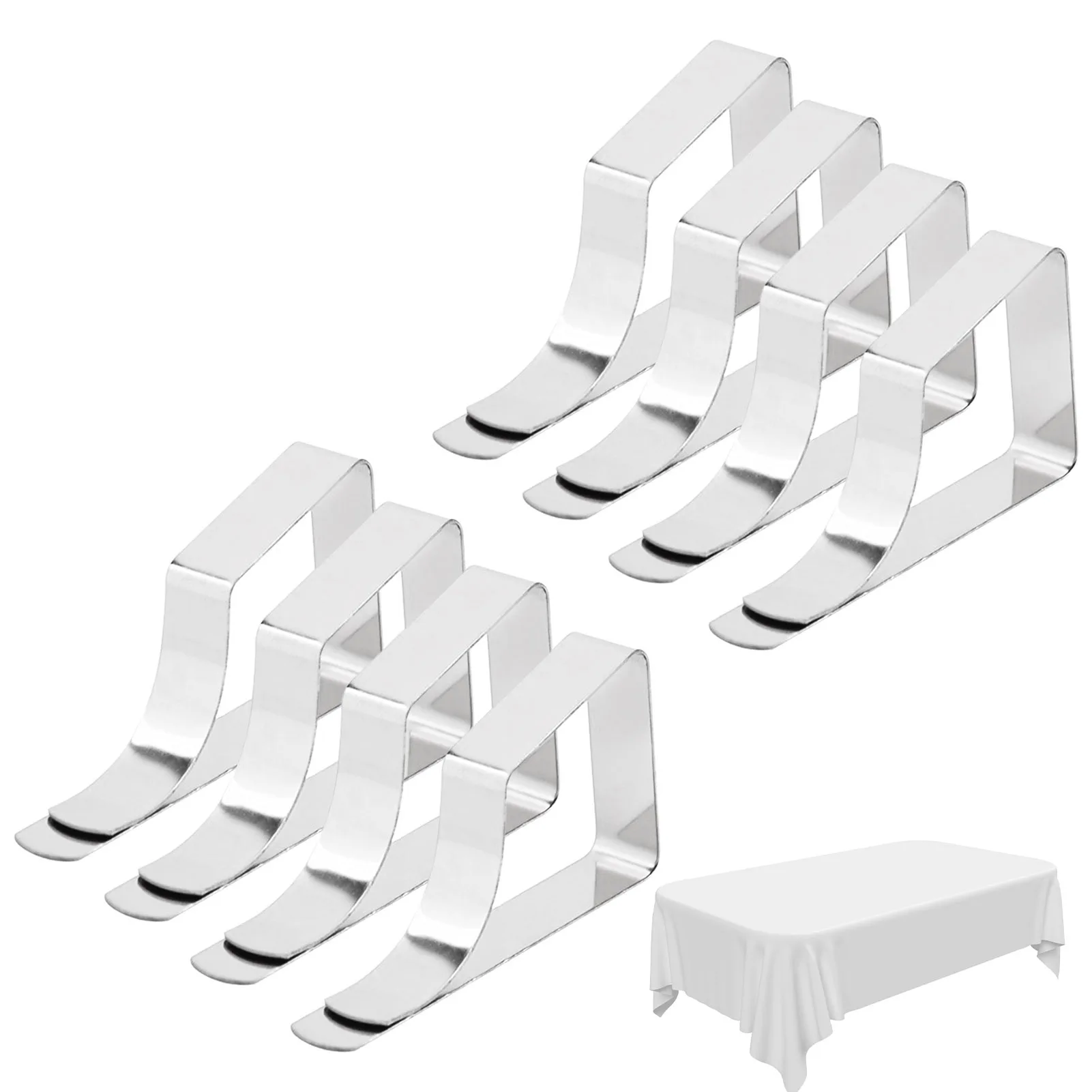 

8 шт., металлические настольные держатели из нержавеющей стали