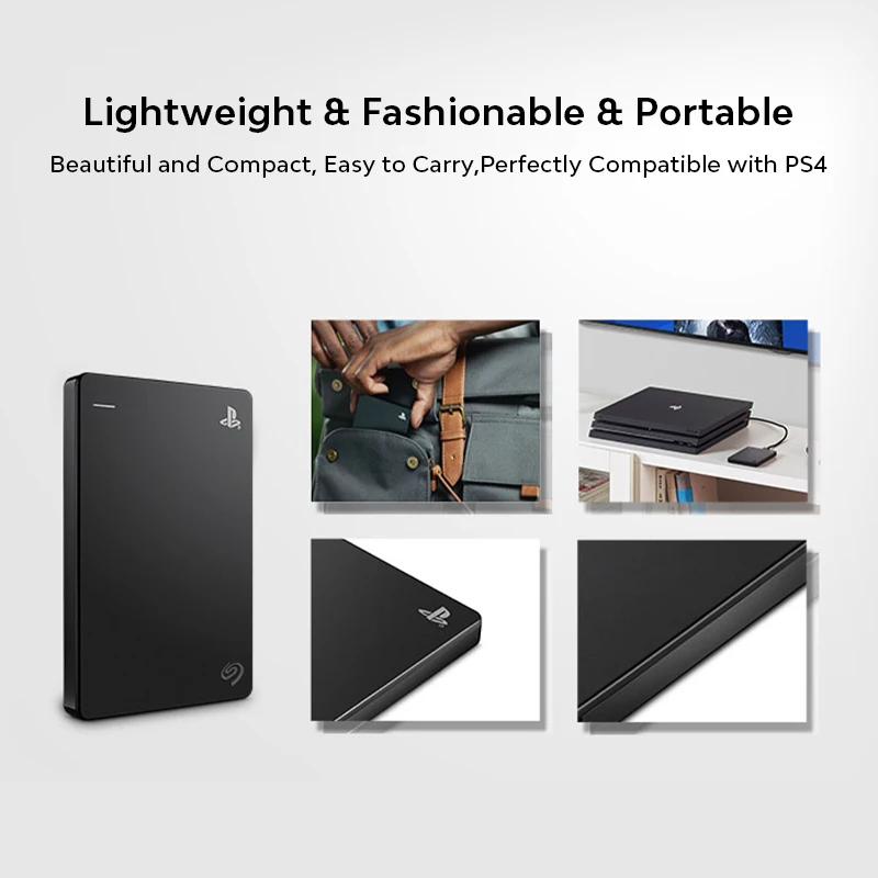 Портативный внешний жесткий диск Seagate для Sony Playstation 4 2 5 дюйма PS4 PlayStation официальное