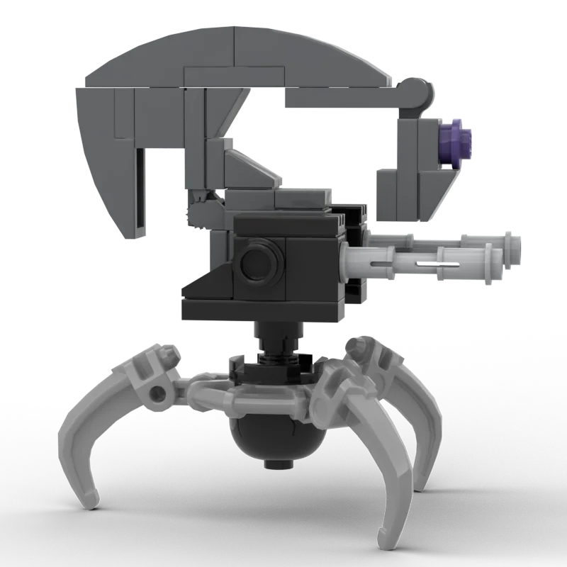 Конструктор MOC Military летающий мотоцикл робот-паук модель военного самолета