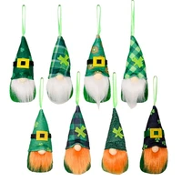 8pcs st patricks day decorations gnomes hanging gnomes decorations for home funny gnome plush design
