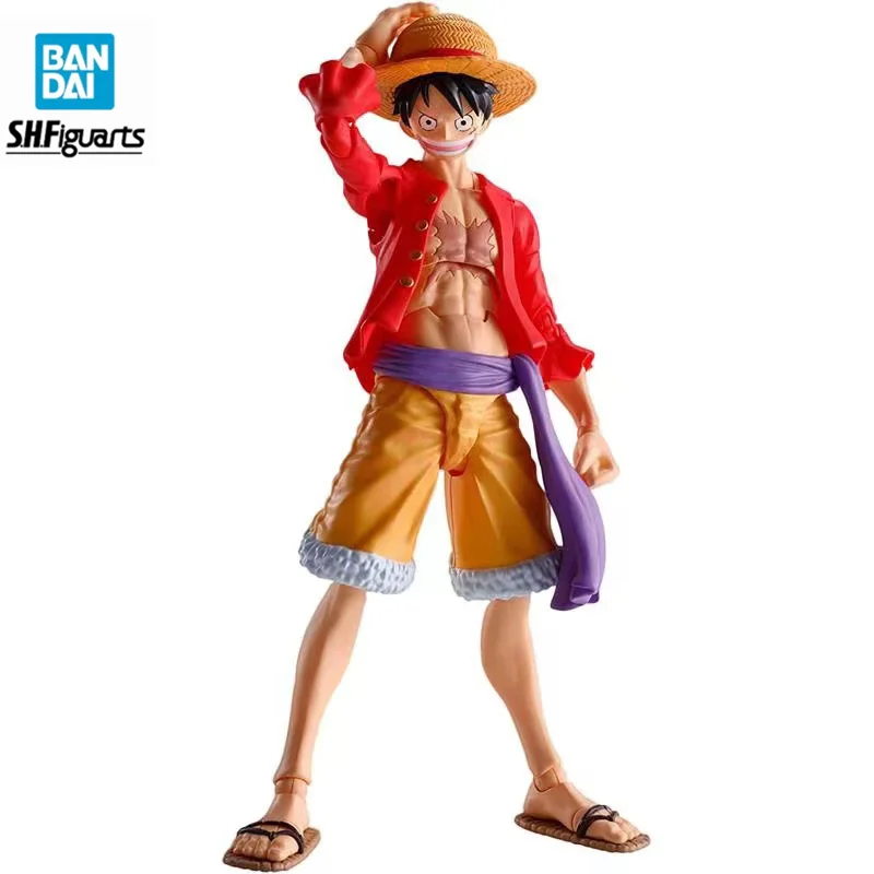 

In Stock 100% Original Bandai S.H.Figuarts One Piece Monkey D. Luffy The Raid on Onigashima Anime Action Figures Model Toys