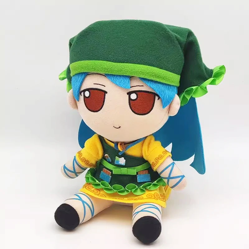 Touhou Project Haniyasushin Keiki Fumo 20 см плюшевая игрушка аниме мягкая сидячая кукла фигурка