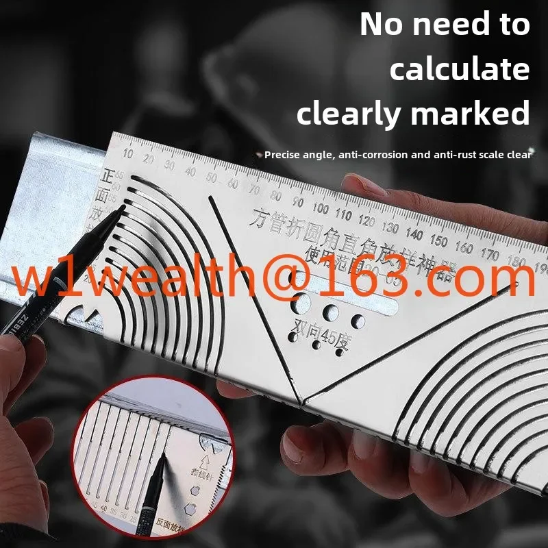 Складная круглая линейка с квадратной трубкой квадратная стальная складная