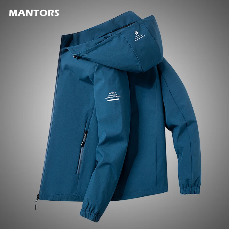 

Jaqueta com capuz para homem 2022 jaqueta bomber windbreakers com zíper casacos primavera outono casual carga jaqueta masculina