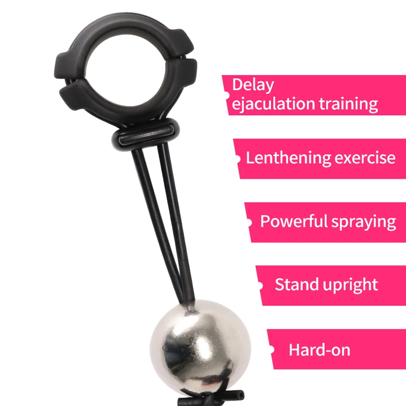 Силовое кольцо для пениса металлическая вешалка Растяжитель увеличитель