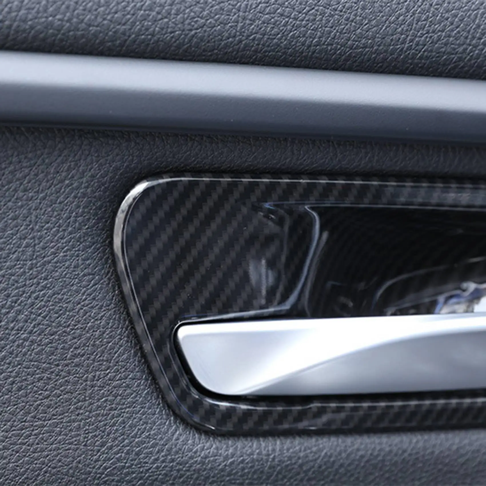 Накладки на дверные ручки из углеродного волокна для BMW 3 4 Serises F30 F34 3GT внутренние