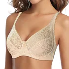 Женский кружевной бюстгальтер на косточках, с чашкой B C D DD E F