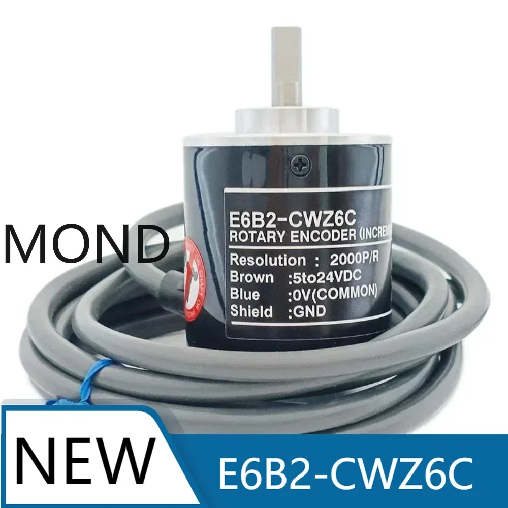 E6B2-CWZ5B Инкрементный фотоэлектрический поворотный энкодер PNPOutput E6B2 CWZ5B 10PR 100PR 360PR