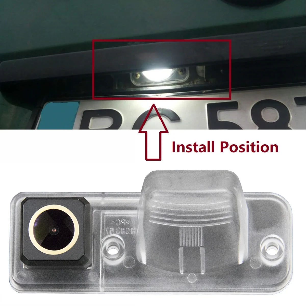 HD 1280*720P камера заднего вида для Eurovan Caravelle Transporter T4 1990-2003 Misayaee с функцией ночного