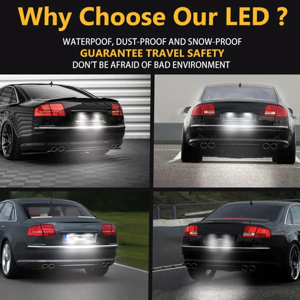 Светодиодный абажур для подсветки номерного знака для Honda Civic, CR-V, Odyssey, HR-V, Accord, Crosstour. Запасная часть для автомобиля. (art.: 3920dcad294dc) - 3920dcad294dc