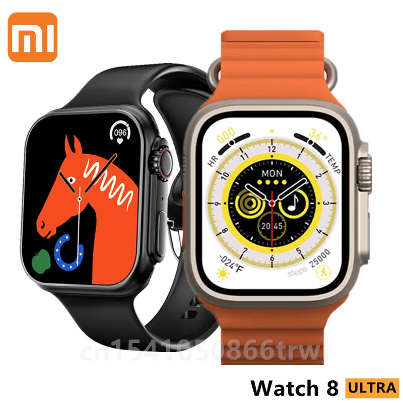 

Xiaomi Smart Watches Ultra 8 NFC Door Access Unlock 49mm Smartwatch Series 8 BT Call Wireless Charge Fitness MI Bracelet 380Mah
