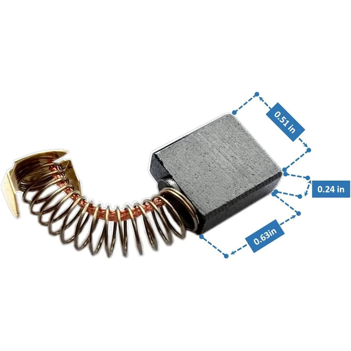 10 пар угольных щеток для угловой шлифовальной машины Makita CB-153 CB-154 CB-155 CB-157 CB-161