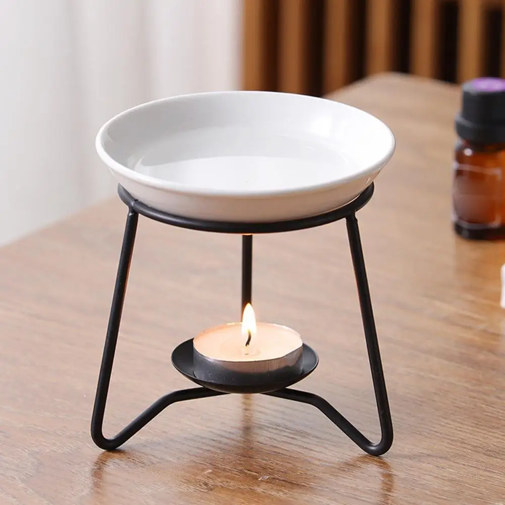 

Oil Burner Tealight Holder Wax Candle Pie Burner Aroma Diffuser Decor Spa Meditation Bedroom Decorations for Home Ornament Gift