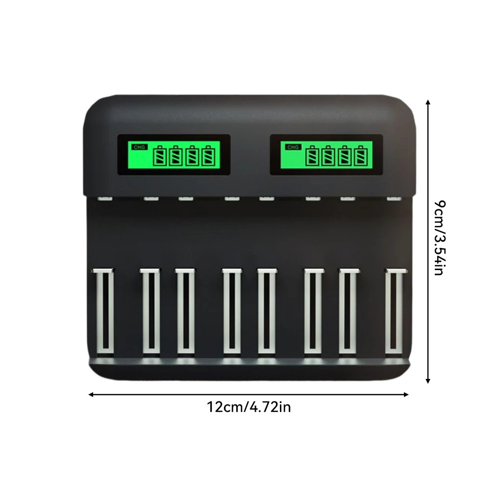 

Battery Charger Portable 8 Slots Batteries Chargers Charging Equipment