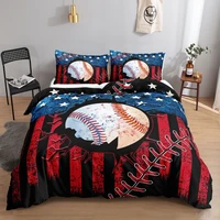 3d print sports basketball bedding set home textile duvet cover comfortable cool bed quilt cover set for boys single queen size