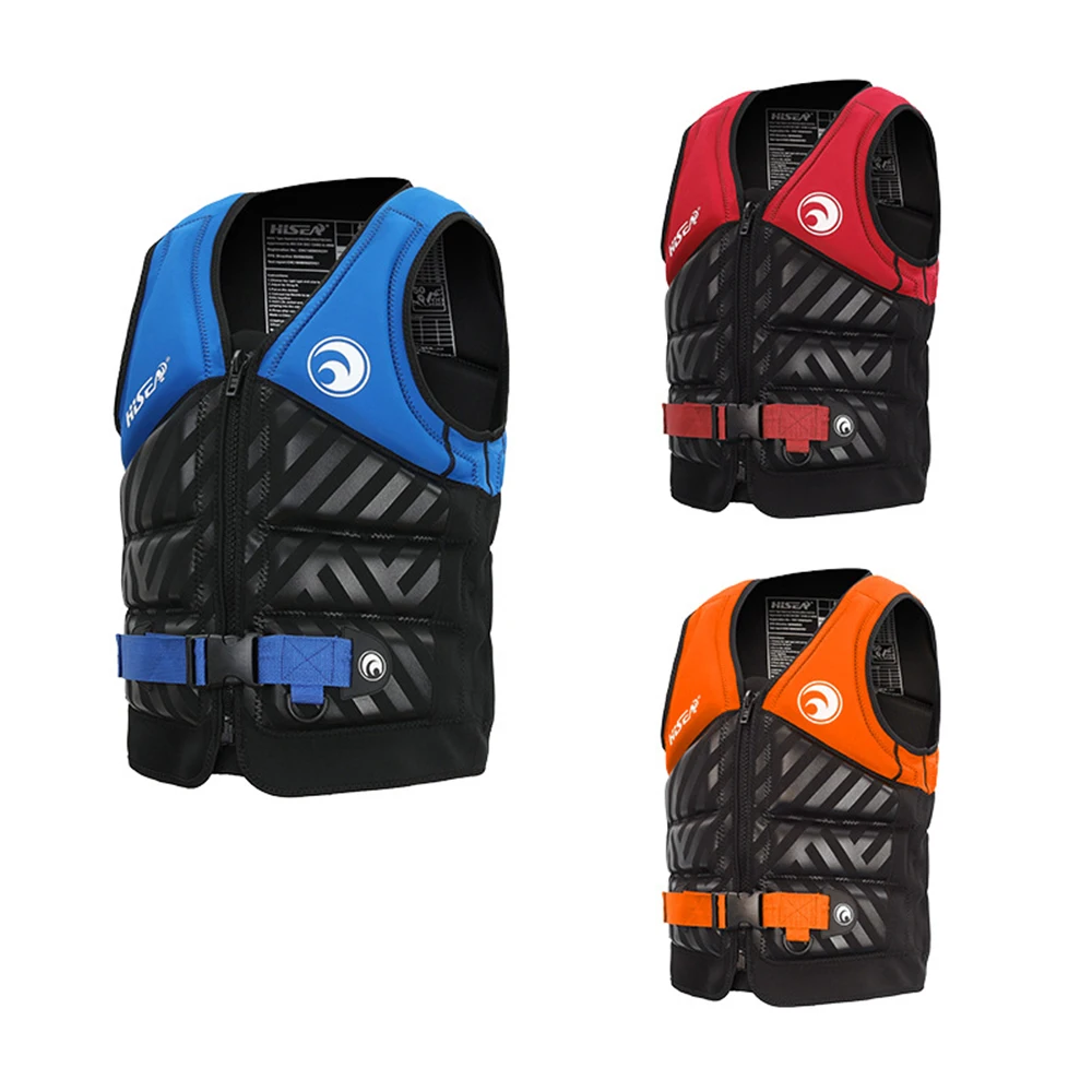 

2022 Professional Adult Child Life Jacket Neoprene Buoyancy Vest For Outdoor Fishing Rafting Swim Surfing Motorboat Life Jacket