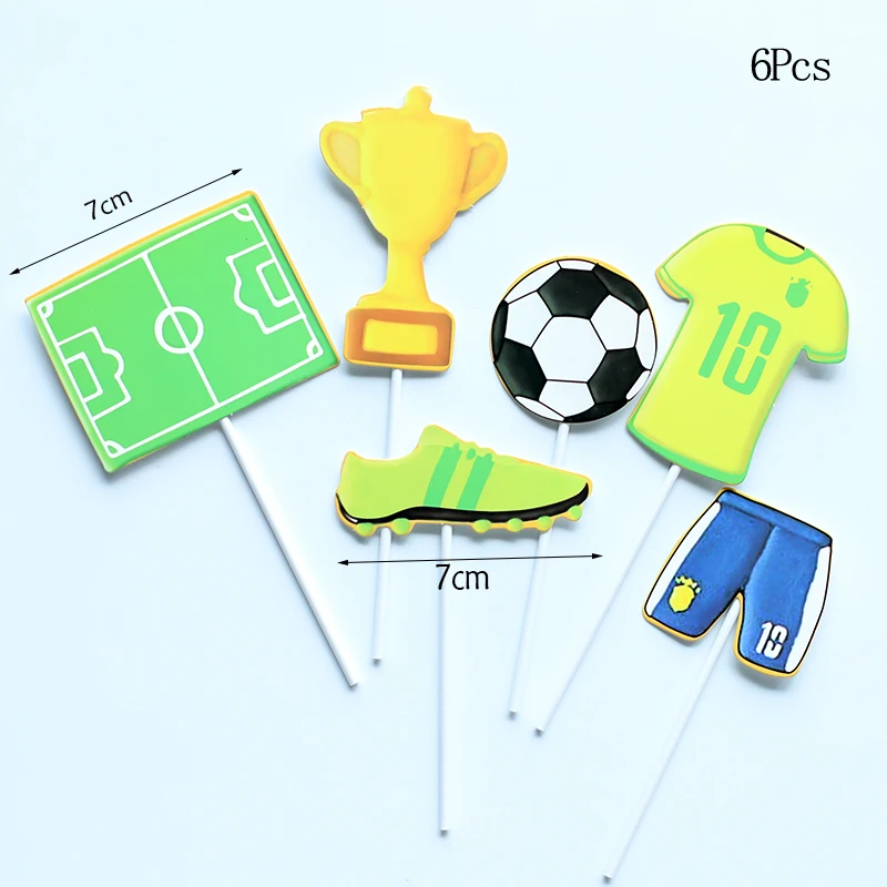 Футбольная Спортивная тематика топпер для торта детей мальчиков вечеринки в