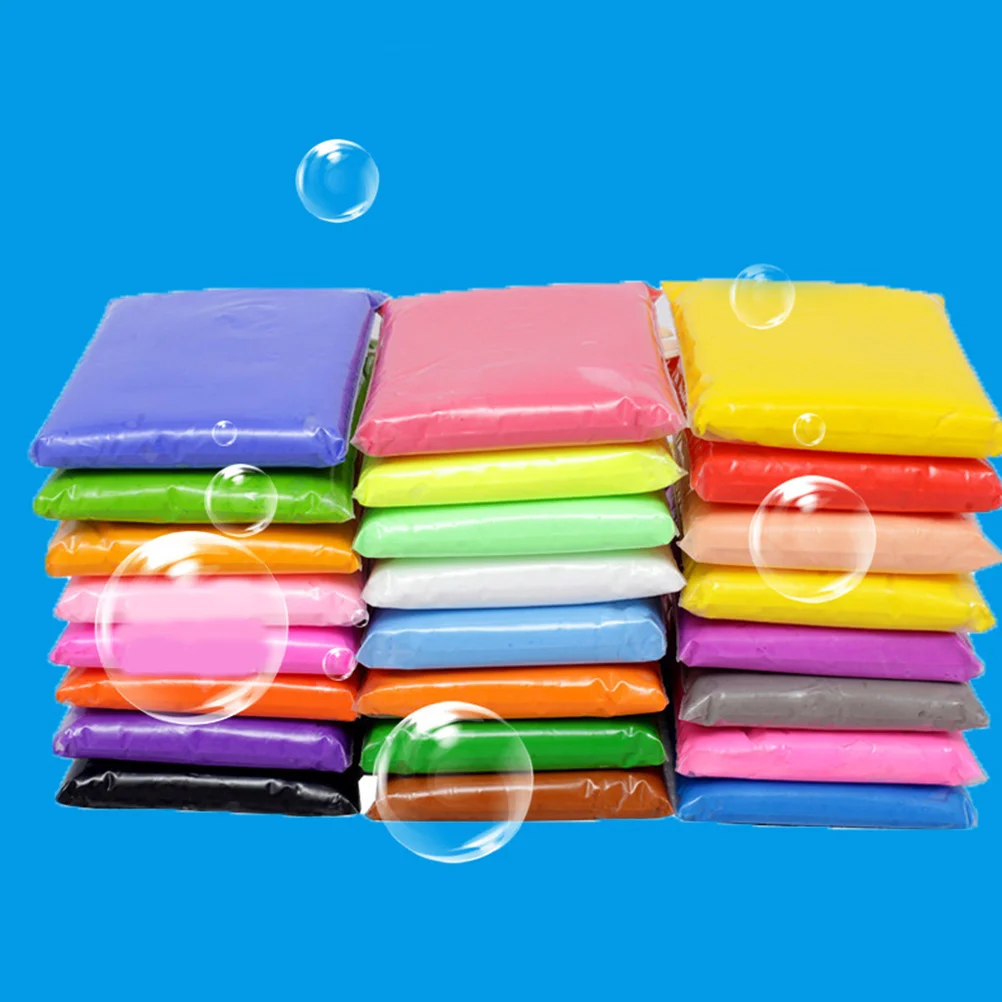 36-цвета Playdough скульптурная глина кристалл красочная грязь пластилин сухой воздух