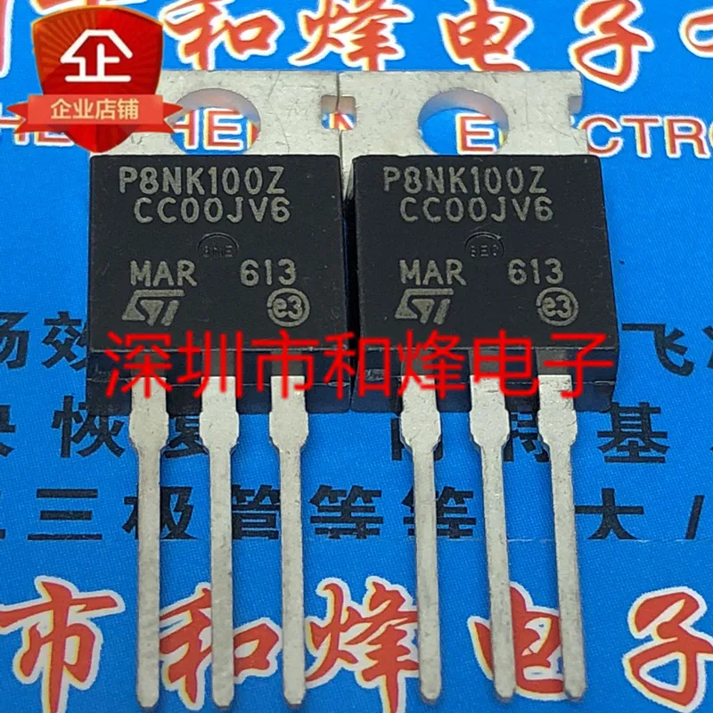

5PCS-10PCS STP8NK100Z P8NK100Z TO-220 1000V 6.5A On Stock New And Origjnal