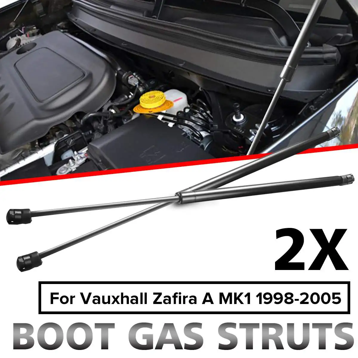 

2pcs Car Rear Tailgate Support Gas Strut Bars Boot Lifter Gas Spring 90579440 For Vauxhall Zafira A MK1 1998-2005