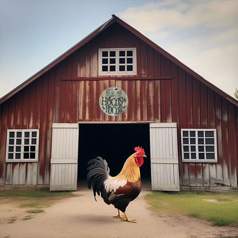 Волшебный знак Hocus Pocus прочный алюминий для внутреннего и наружного