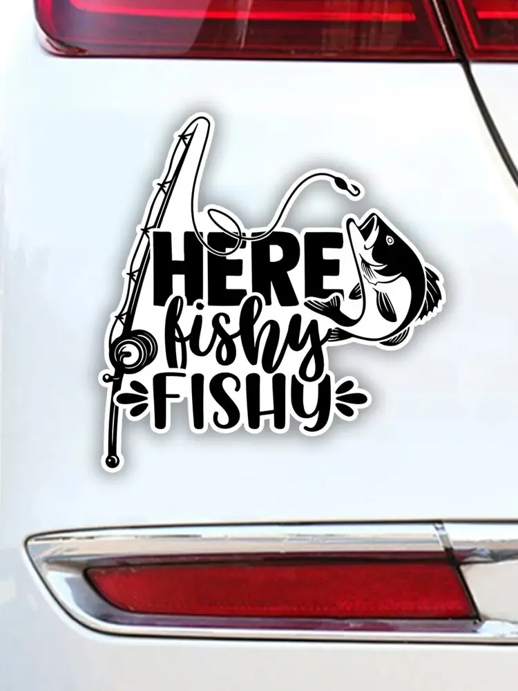 S52821 # здесь рыболовные забавные искусственные наклейки для мотоциклов