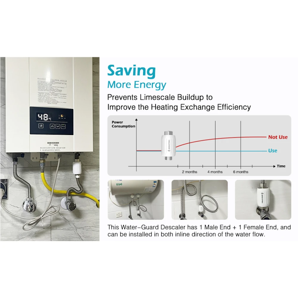 Система фильтрации воды без соли цвет белый