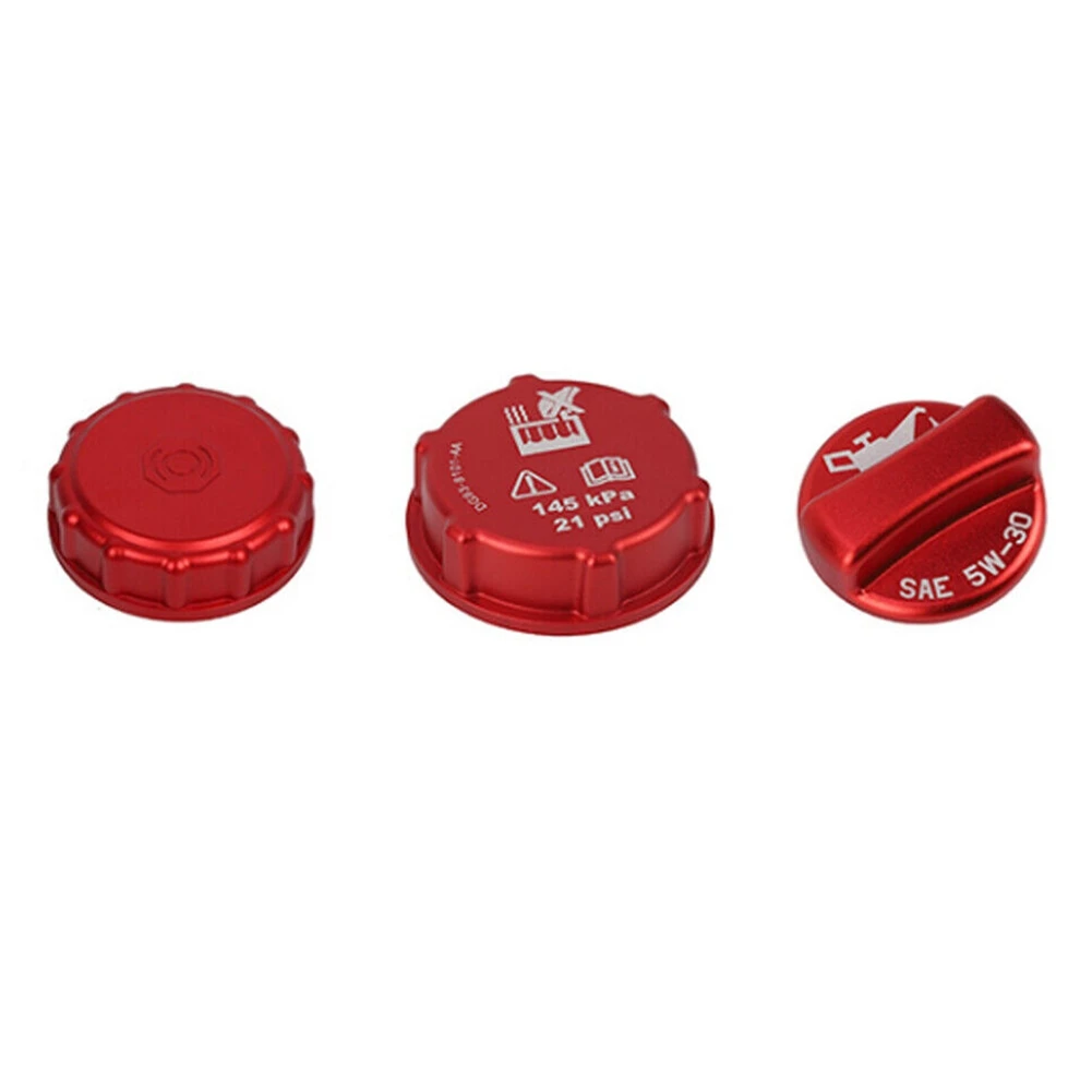 

Car Engine Water Tank Brake Fluid Engine Oil Cover Decoration Aluminum for 2021 2022 Accessories