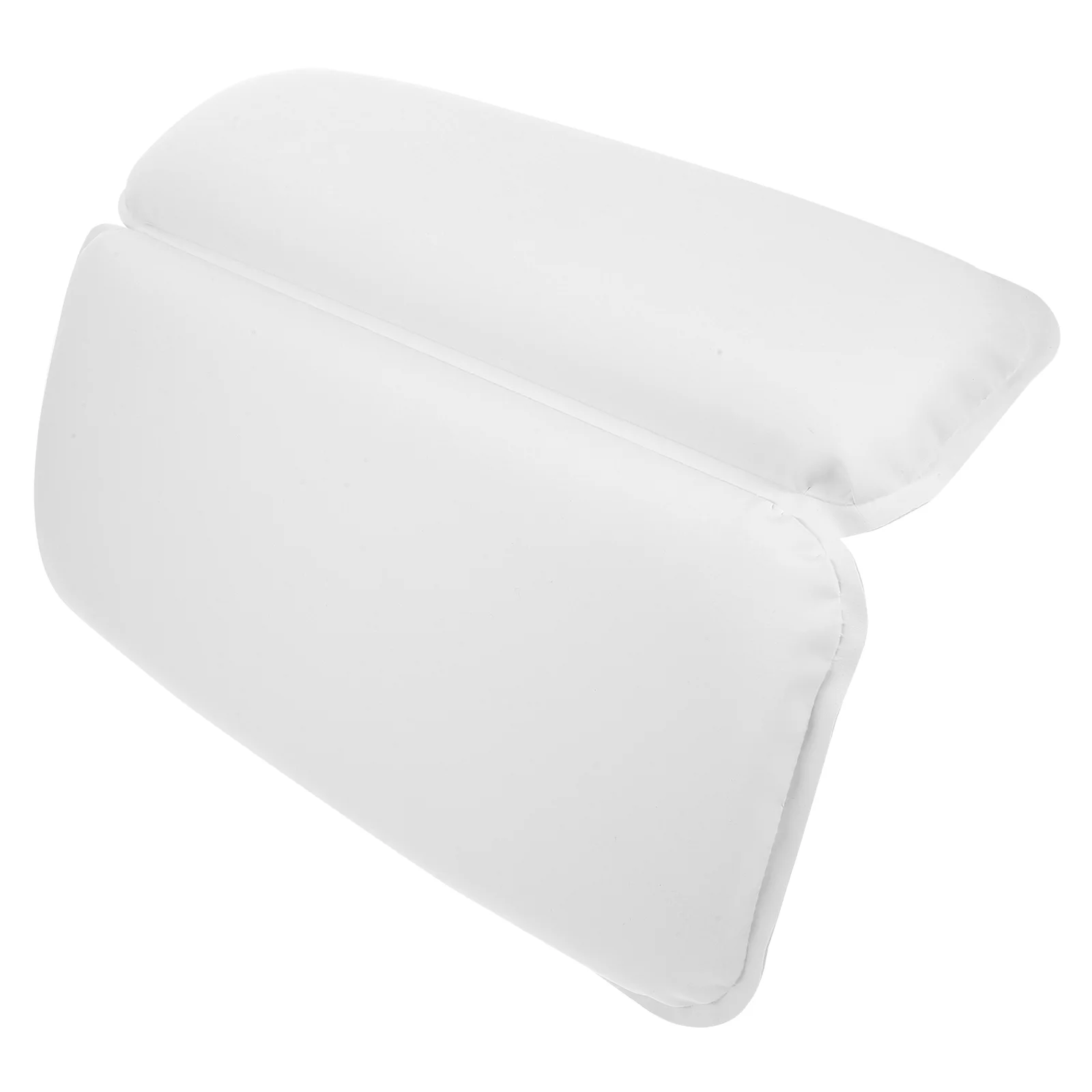 

1pc Sponge Bathtub Pillow Bathtub Cushion Spa Bath Pillow for Head Shoulder Neck Support (White)