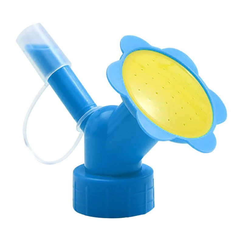 

2 in 1 Bottle Cap Sprinkler Dual Nozzle Watering Spout Double Bottle Head Can Watering Nozzle Bonsai Garden Mini Irrigation Tool