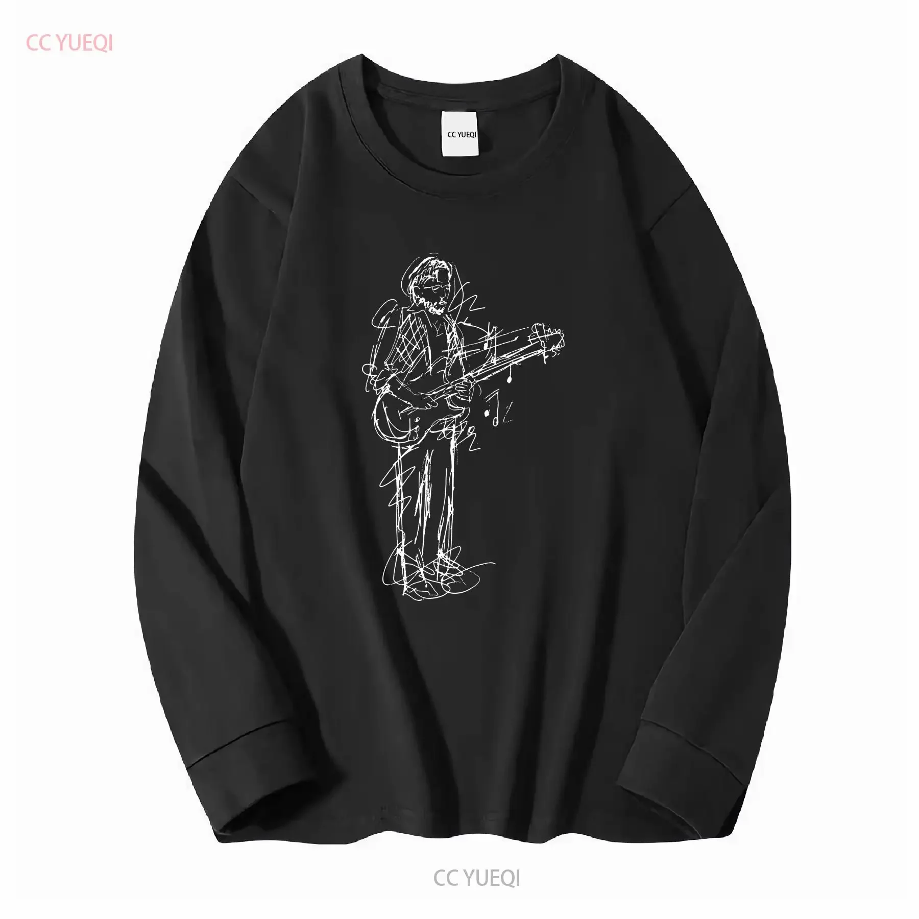 Фото Eric Clapton Rock футболка мужская для мужчин Fairwear одобренная хлопок с длинными или короткими рукавами винтажная стираная дышащая растянутая футболка №3