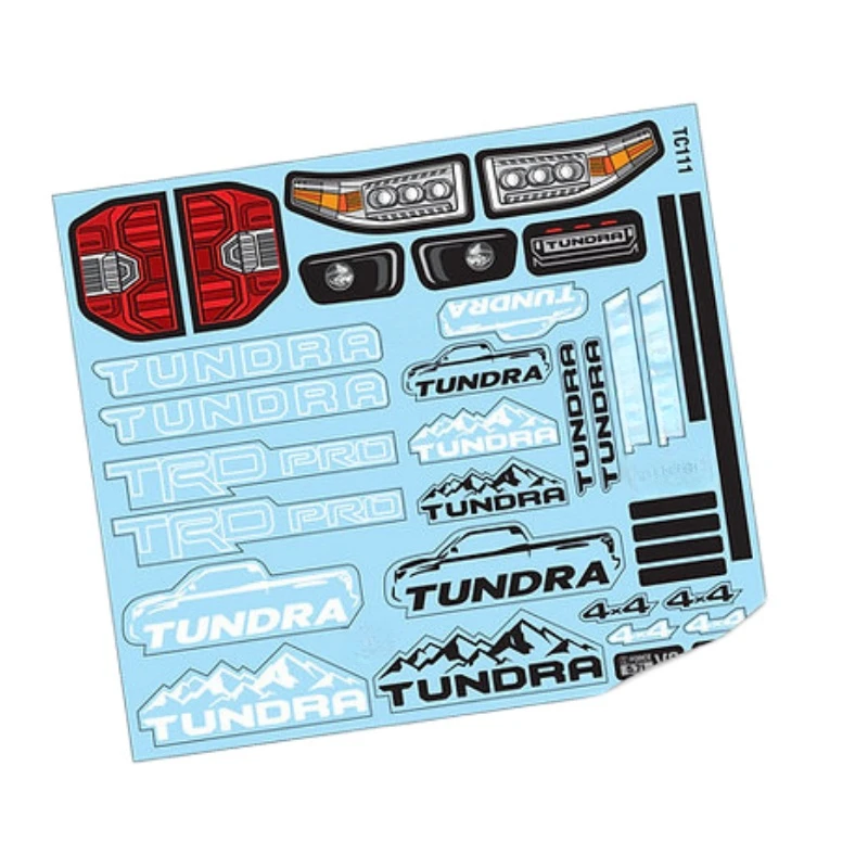 Наклейка Tundra лист кузова наклейка для RC Дрифт автомобиля 1/10 внедорожник 4x4 Тундра