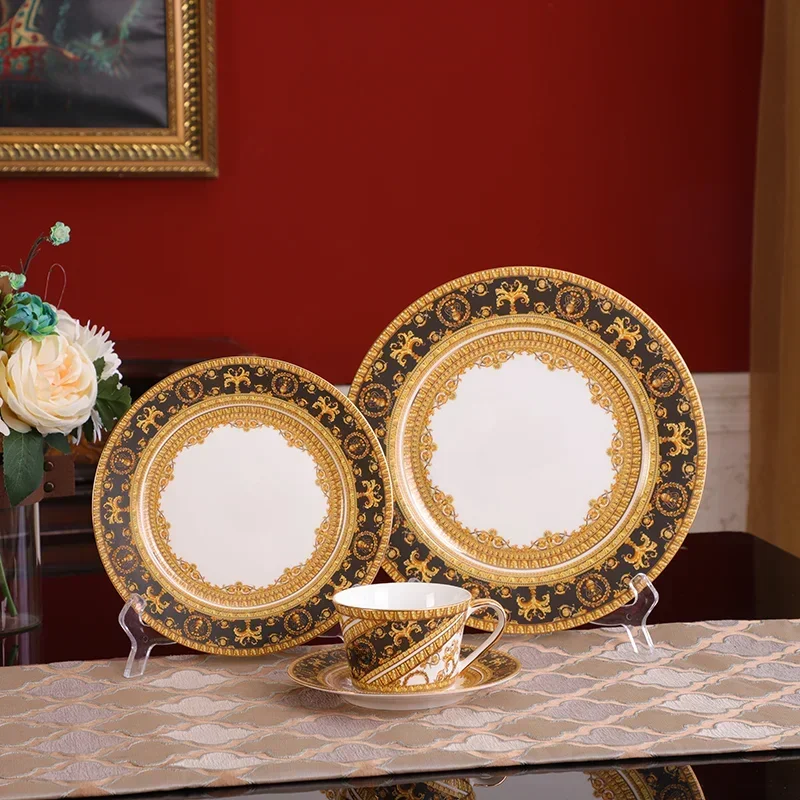 Набор фарфоровой посуды посуда простой креативный модный роскошный