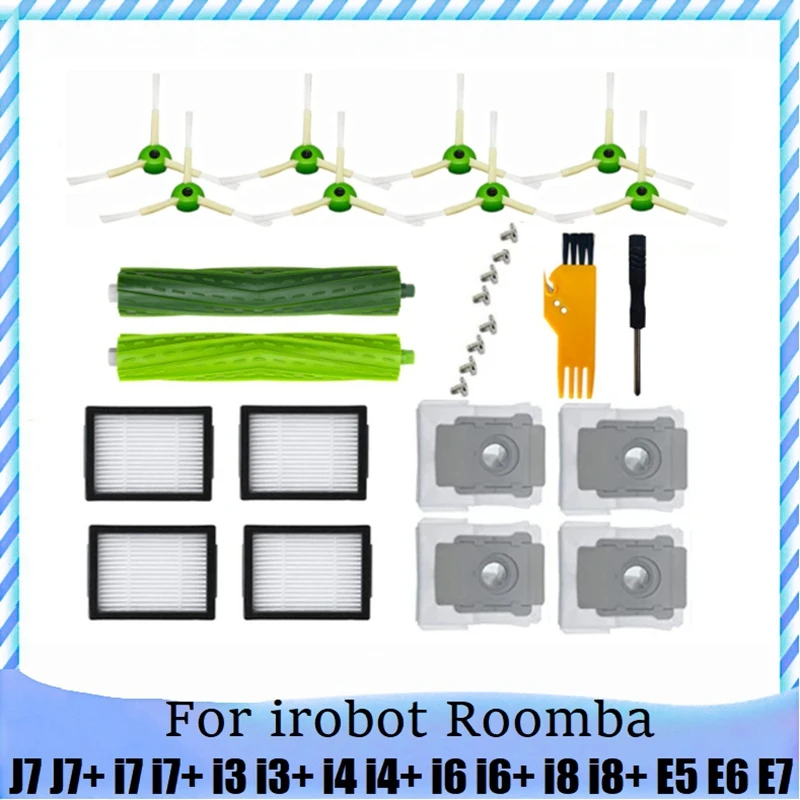 

Аксессуары для Irobot Roomba, Аксессуары для Irobot Roomba J7 J7 + I7 I7 + I3 + I4 I4 + I6 I6 + I8 I8 + E5 E6 E7, 28 шт.