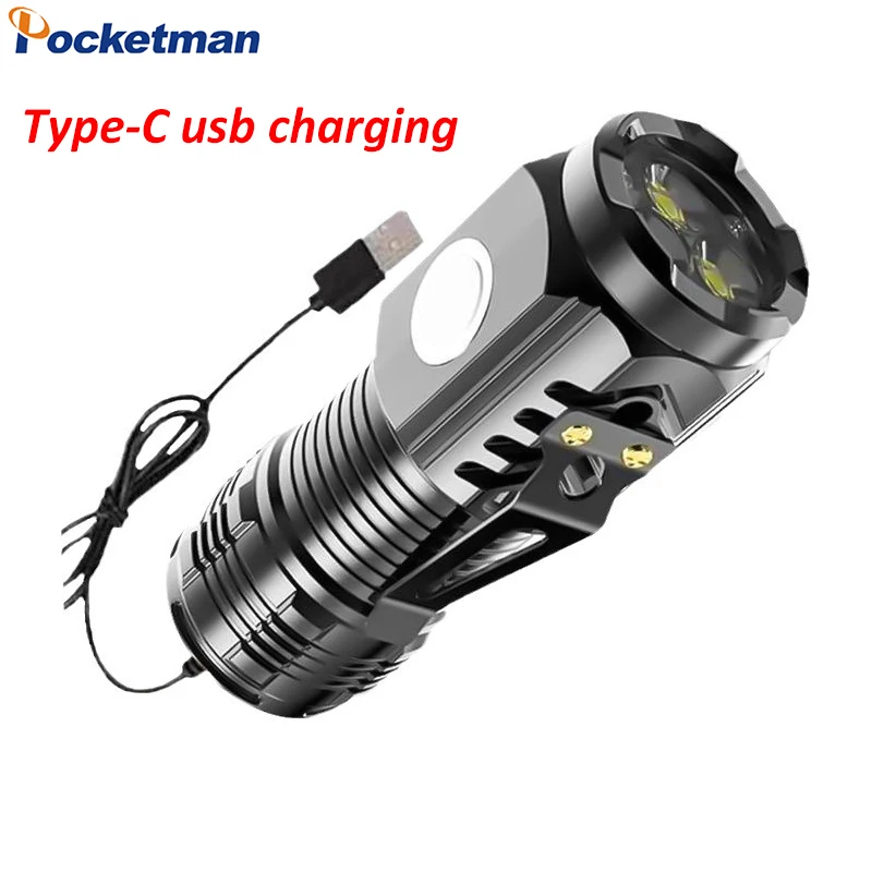 

Портативный LED фонарик 5 режимов