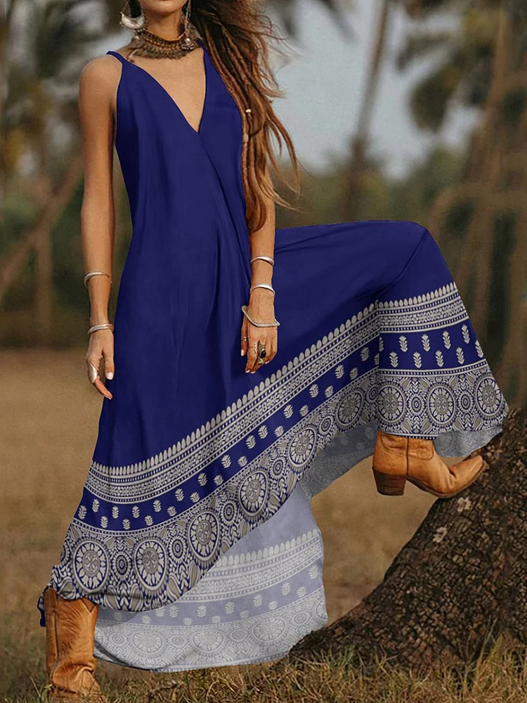 

Женское праздничное длинное платье с принтом в стиле пэчворк, повседневное свободное уличное платье без рукавов, пикантное облегающее Клубное платье с открытой спиной, 2023