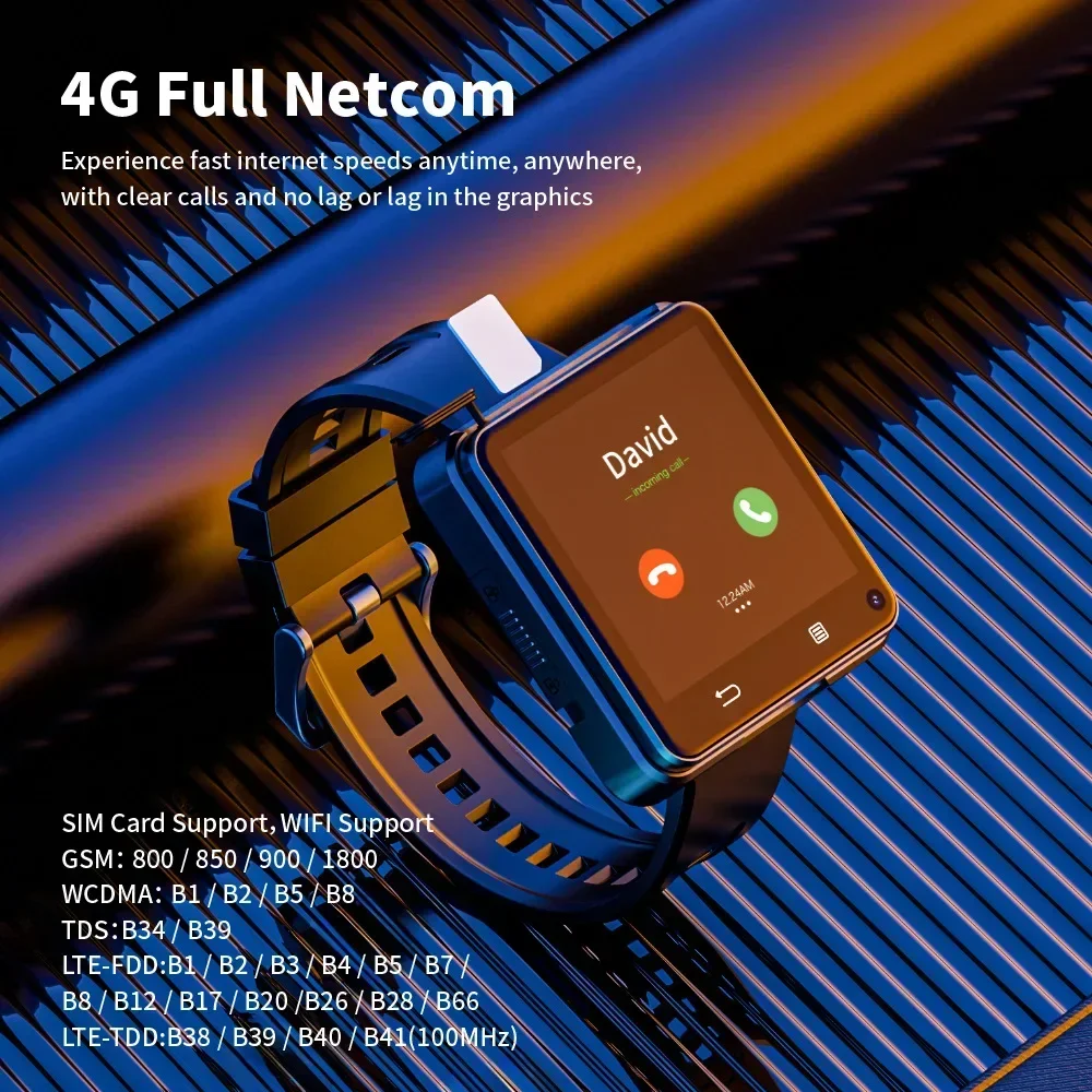 Умные часы LOKMAT APPLLP 2 MAX 4G для мужчин 64 дюйма большой экран 3 ГБ 32 Google Play Game