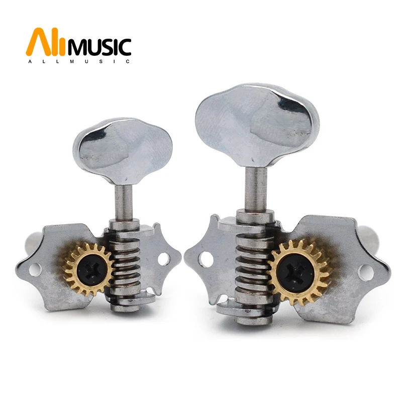 6PCS 18:1 Gear Ratio Vintage Open String Tuners Tuning Pegs Middle Hole for Classic Guitar Chrome | Спорт и развлечения