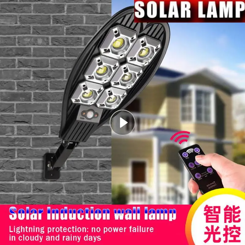 

Solar Light Outdoor 108COB Induction LED Street Lamp Waterproof PIR Motion Sensor Brightest Light Lantern For Garden Courtyard