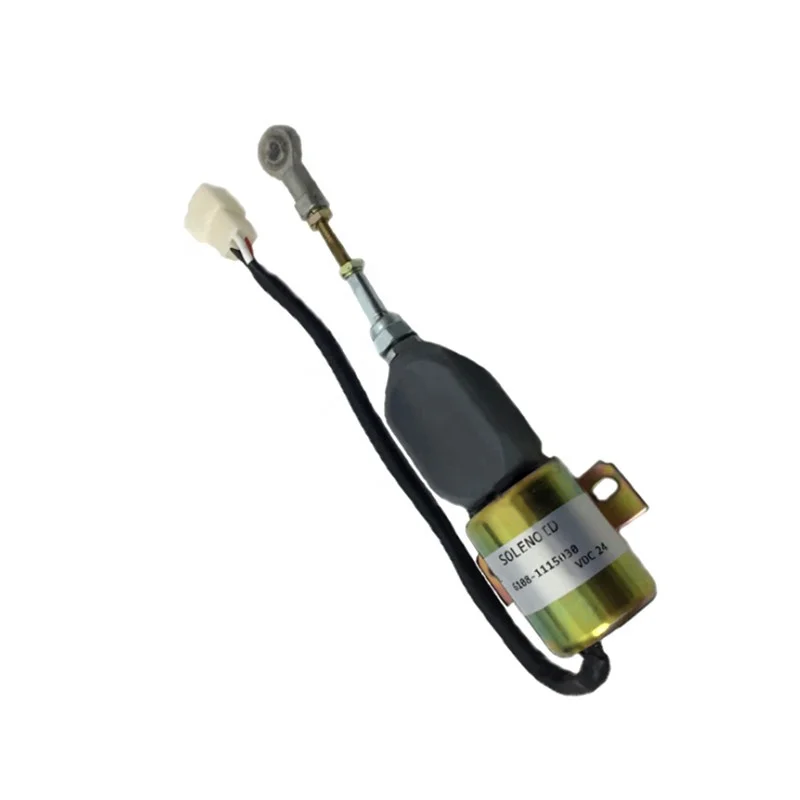 

Holdwell New Stop Solenoid 6108-1115030 For Excavator YC85 YC135