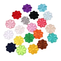 10pcslot sun flowers cute patches iron on embroidery cloth repair appliques decor for clothing thermoadhesive patterned patch