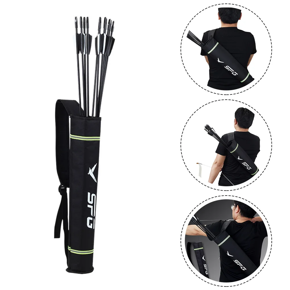 

Outdoor Reflective No Tubes Back Field Quiver Oxford Cloth Training Archery Arrow Quivers Large Capacity Hunting Accessories
