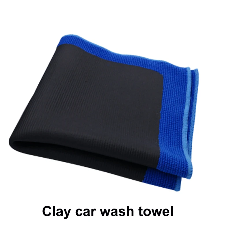 Magic Clay Cloth For Car Detailing With Blue Clay Bar Towel 