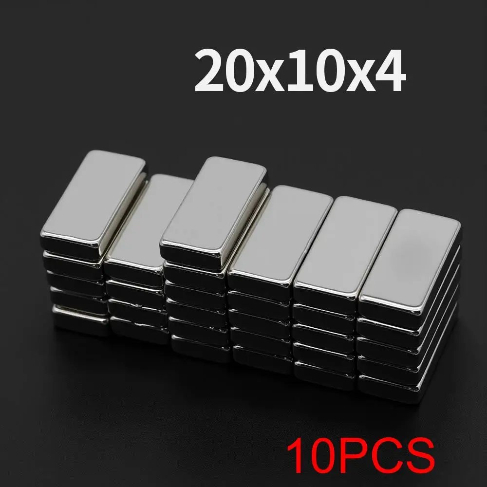

20x10x4 мм мощный неодимовый магнит N35 NdfeB постоянный магнитный блок Imanes супер сильные магниты на холодильник DIY