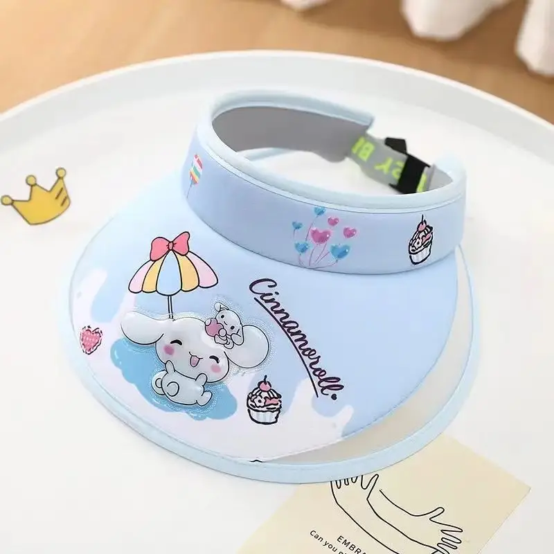 Sanrio Солнцезащитная Шляпа Cinnamoroll My Melody Kuromi Pompurin Дизайн Защита От Ультрафиолета