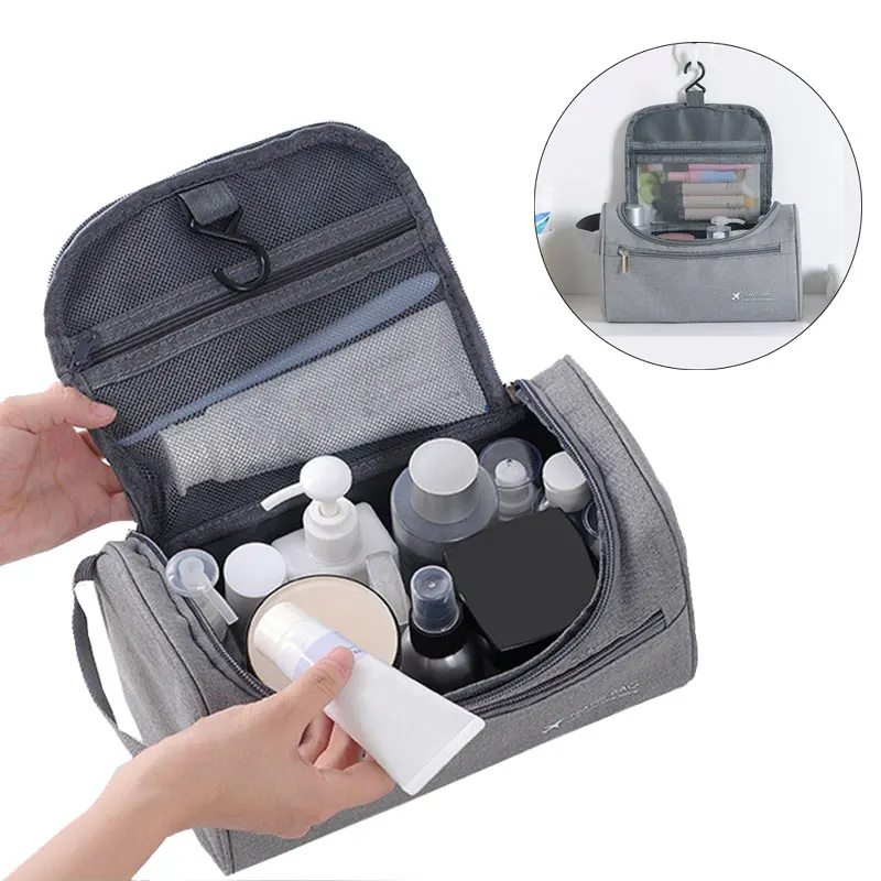 

Водонепроницаемая косметичка на молнии для мужчин и женщин, косметичка, Женский органайзер для косметики, дорожная Сумочка для Хранения Туалетных Принадлежностей