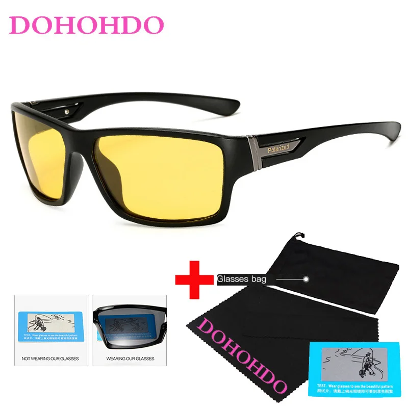 DOHOHDO 2022 Brand Promote Polarized Sunglasses New Night Vision Men Glasses Polaroid Lens Gafas De Sol UV400 Points |